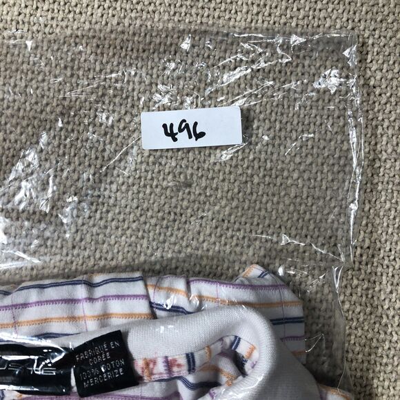 Carnoustie Polo Shirt Men XL Pink Blue Yellow Striped 70s look - Picture 9 of 9